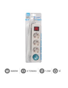 BASE MULTIPLE SERIE MEGA 4T + INT. (3X1.5MM) 1,5M 2