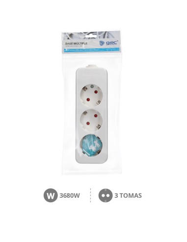 BASE MULTIPLE SERIE MEGA 3T SIN CABLE