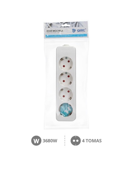 BASE MULTIPLE SERIE MEGA 4T SIN CABLE