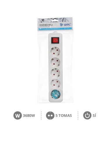 BASE MULTIPLE SERIE MEGA 5T + INT. SIN CABLE