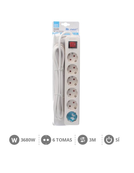 BASE MULTIPLE SERIE MEGA 6T + INT. (3X1.5MM) 3M