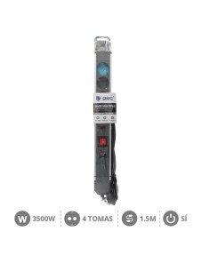 BASE MULTIPLE ALUM. 4T+INT. (3X1.5MM) 1,5M +PROTEC 2