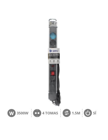 BASE MULTIPLE ALUM. 4T+INT. (3X1.5MM) 1,5M +PROTEC