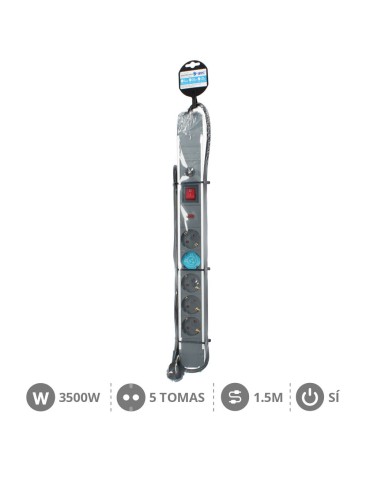 BASE MULTIPLE ALUM. 5T+INT. (3X1.5MM) 1,5M +PROTEC