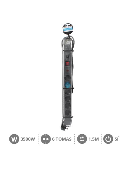 BASE MULTIPLE ALUM. 6T+INT. (3X1.5MM) 1,5M +PROTEC