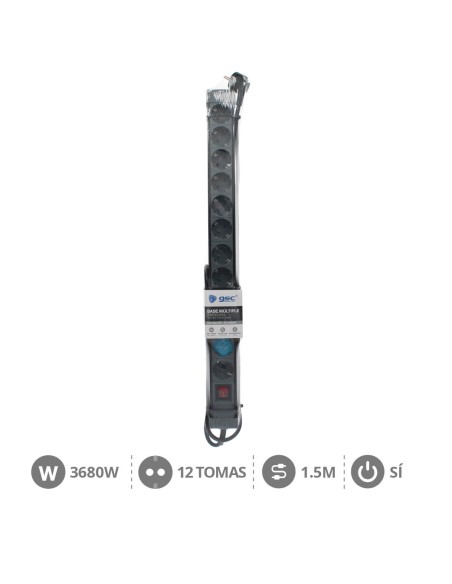 BASE MULTIPLE 12T + INT. (3X1.5MM) 1,5M