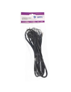 CONEXION CABLE PVC + SUCKO (3X1.0MM) 3M NEGRO 2