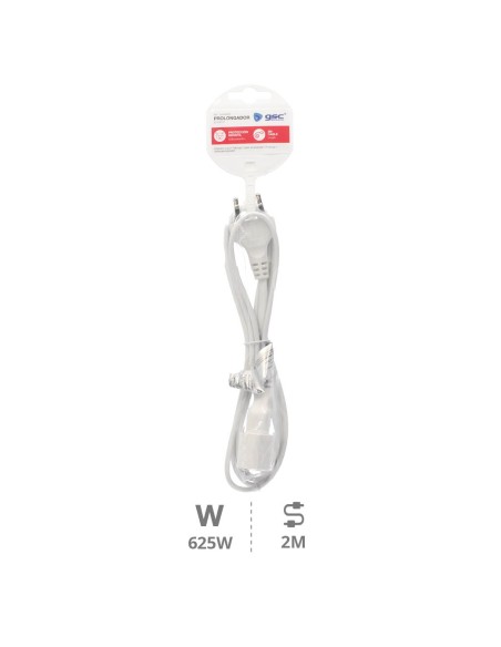 PROLONGADOR (2X0.75MM) 2M BLANCO