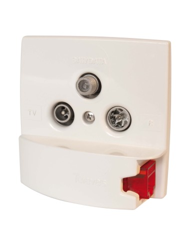 COPERCHIO BIANCO PRESA TV-R-SAT-DATI TELEVES 5275