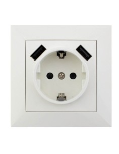 BASE EMPOTRAR SUCKO + 2 USB IOTA BLANCO 2