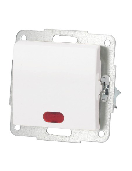 INTERRUPTOR DE EMPOTRAR BLANCO 56X56MM CON LED