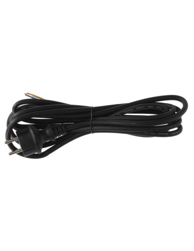 CONEXION CABLE PVC + SUCKO (3X1.0MM) 3M NEGRO