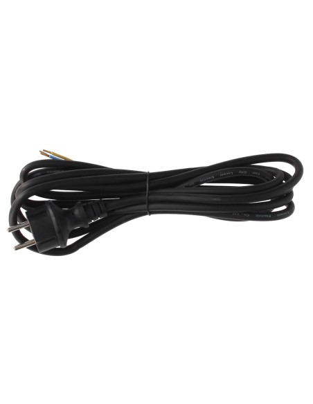 CONEXION CABLE PVC + SUCKO (3X1.0MM) 3M NEGRO