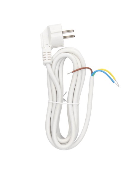 CONEXION CABLE PVC + SUCKO (3X1.0MM) 3M BLANCO
