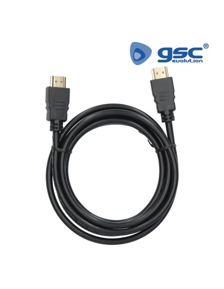 CABLE CONEXION HDMI A HDMI NEGRO 1.4 / 1.8M