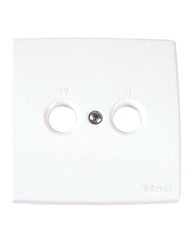 EMBELLECEDOR BLANCO 2 CONECTORES: TV-R TELEVES 5441