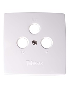 COPERCHIO BIANCO PRESA TV-R-SAT TELEVES 544302
