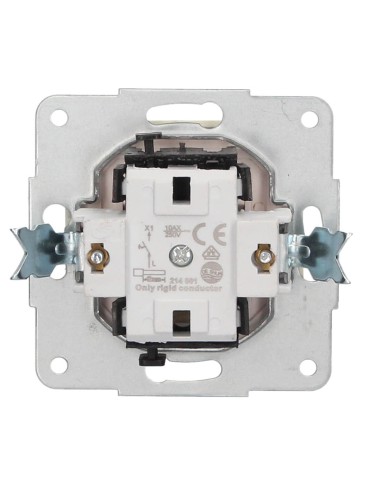 INTERRUPTOR DE EMPOTRAR BLANCO 56X56MM