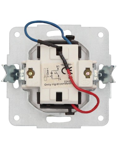 INTERRUPTOR DE EMPOTRAR BLANCO 56X56MM CON LED