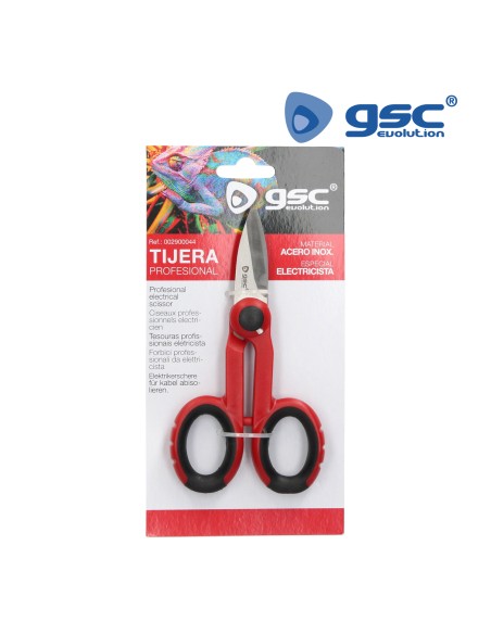TIJERAS PROF.ELECTRICISTA DISEÑO ERGONOMICO-BLIST.