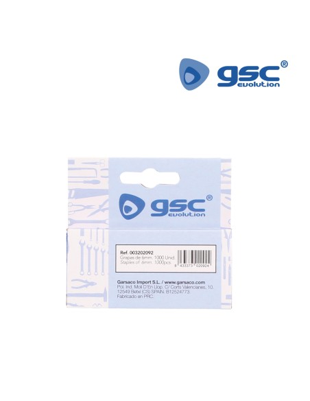 CAJA DE 1000 GRAPAS 6MM