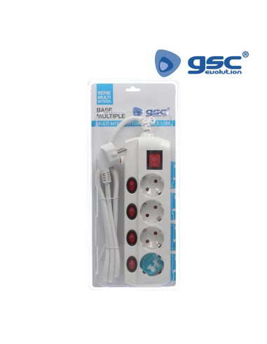 BASE MULTIPLE 4T + MULTI-INT. (3X1.5MM) 1,5M