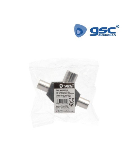 DISTRIBUIDOR TV EN CRUZ BLINDADO DE 1 HEMBRA A 2 MACHOS