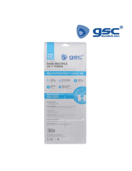 BASE MULTIPLE 4T + MULTI-INT. (3X1.5MM) 1,5M