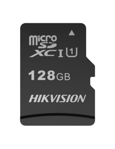 TARJETA DE MEMORIA HIKVISION - TECNOLOGÍA TLC - CAPACIDAD 128 GB - CLASE 10  | VELOCIDAD ESCRITURA 85MB/S - HASTA 3000 CICLOS DE