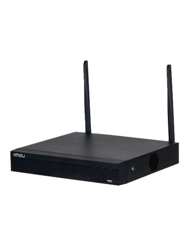 GRABADOR WIFI PARA CÁMARAS IMOU  - WIFI 2.4GHZ Y CABLE LAN - 4 CH VÍDEO IP  - COMPRESIÓN H.265+ / H.264+ - SALIDA HDMI Y VGA - A