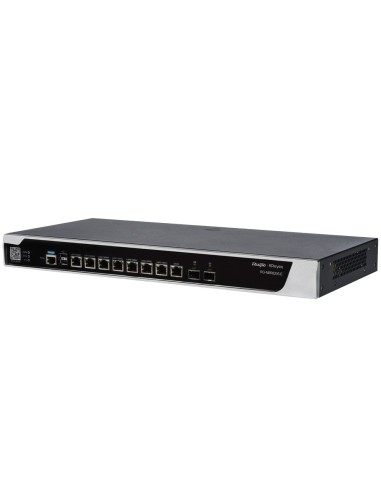 RUIJIE ROUTER CLOUD - 8 PUERTOS GIGABIT + 2 PUERTOS SFP GIGABIT - ROUTER + FUNCIONES FIREWALL - ADMITE HASTA 9 WAN PARA FAILOVER