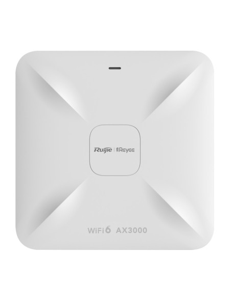 REYEE - AP OMNIDIRECCIONAL WI-FI 6 - FRECUENCIA 2.4 Y 5 GHZ - SOPORTA 802.11A/B/G/N/AC/AX - VELOCIDAD TRANSMISIÓN HASTA 3000 MBP