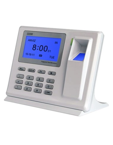 CONTROL DE PRESENCIA - HUELLA Y PIN - 2.000 USUARIOS | 50.000 REGISTROS - TCP/IP Y USB - 128 X 64 LCD | 8 MODOS DE PRESENCIA - C