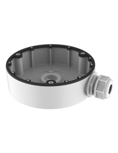 JUNCTION BOX - FOR DOME CAMERAS - SUITABLE FOR OUTDOOR USE - WALL OR CEILING INSTALLATION - CABLE PASS - COLOR WHITE 35 (H) X 1