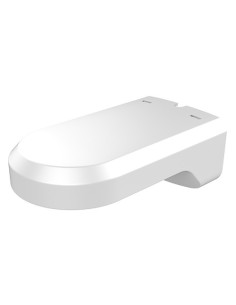 WALL BRACKET - SUITABLE FOR POLE MOUNTING - WHITE COLOUR - HARDENED MATERIAL WITH SPRAY TREATMENT - 80 (H) X 223 (D) X 83.5 (F)