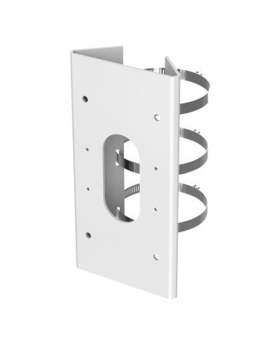 SOPORTE DE POSTE - PARA CÁMARAS DOMO MOTORIZADAS - APTO PARA USO EN EXTERIOR - ALEACIÓN DE ALUMINIO Y ACERO - COMPATIBLE CON HIK