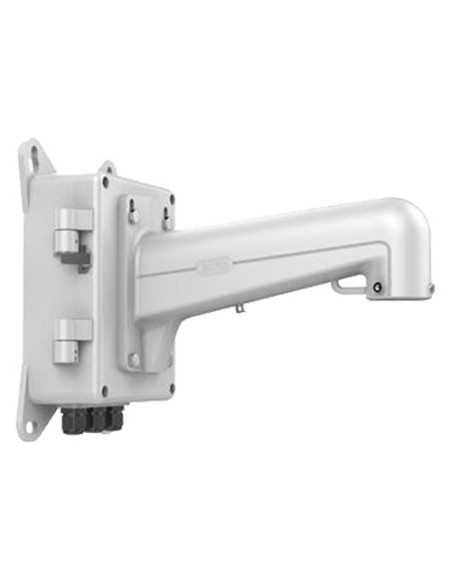 SUPPORT MURAL - BOITE DE CONNEXIONS - ADAPTÉ POUR UNE UTILISATION EXTÉRIEURE - COULEUR BLANCHE - PASSAGE DE CÂBLE - 182,6 MM (H