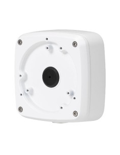 JUNCTION BOX - FOR BULLET AND DOME CAMERAS - SUITABLE FOR OUTDOOR USE - WALL OR CEILING INSTALLATION - CABLE PASS - WHITE COLOR