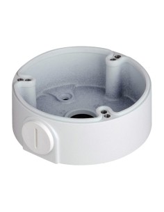 CAJA DE CONEXIONES - APTO PARA USO EXTERIOR - INSTALACIÓN EN TECHO O PARED - PASADOR DE CABLES - COLOR BLANCO - 32 (AL) X 90 (Ø)