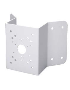 SUPPORT POUR COIN - ANGLE D'OUVERTURE 90º - ADAPTÉ POUR UNE UTILISATION EXTÉRIEURE - ACIER GALVANISÉ - COULEUR BLANCHE - PASSAG