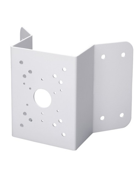 SOPORTE PARA ESQUINA - ÁNGULO DE APERTURA 90º - APTO PARA USO EN EXTERIOR - ACERO ELECTROGALVANIZADO - COLOR BLANCO | 170 (AL) X