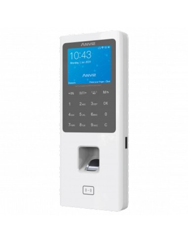 CONTROL DE ACCESO Y PRESENCIA - HUELLA, TARJETA EM Y PIN - 3.000 USUARIOS | 100.000 REGISTROS - TCP/IP, WIFI, USB, RS485 Y WIEGA