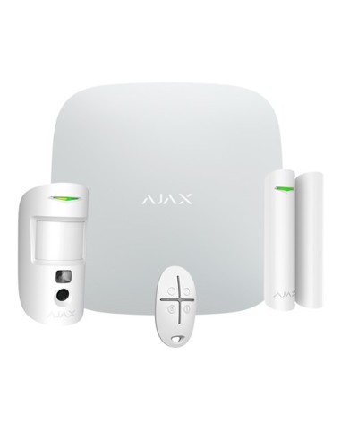 KIT DE ALARMA PROFESIONAL - CERTIFICADO GRADO 2 - COMUNICACIÓN ETHERNET Y DUAL SIM 4G (LTE) - INALÁMBRICO 868 MHZ JEWELLER Y WIN