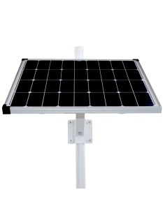 SISTEMA DE ALIMENTACIÓN AUTÓNOMA PARA CCTV - PANEL SOLAR DE 80W - BATERÍA LITIO LIFEPO4 512WH (40AH) - REGULADOR MPPT INTEGRADO