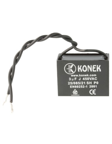 CONDENSADOR DE ARRANQUE MOTOR CON CABLES