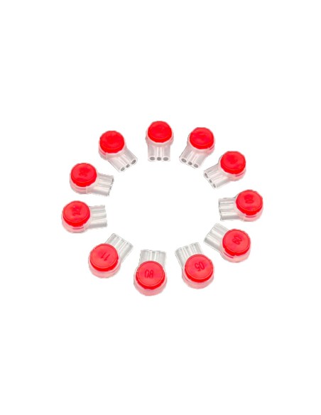 CONECTOR UR2 - ADMITE CABLES ENTRE 19~24 AWG - CONEXIÓN RÁPIDA MEDIANTE PRESIÓN - 100 UNIDADES - GEL AISLANTE ESTANCO - REDUCIDO