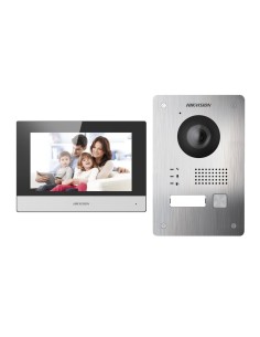 KIT DE VIDEOPORTERO - TECNOLOGÍA 2 HILOS CON TCP/IP &AMP; WIFI - PLACA Y MONITOR | PERMITE SÓLO 1 MONITOR - FIRMWARE DE FÁCIL CO