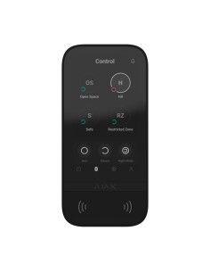 TECLADO CON PANTALLA TÁCTIL Y RFID - GRADO 2 - INALÁMBRICO 868 MHZ JEWELLER - ARMADO/DESARMADO TOTAL O POR GRUPOS - CONTROL DE L