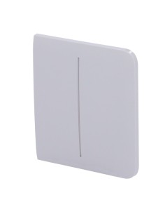 PANEL TÁCTIL PARA INTERRUPTOR DE LUZ DOBLE - COMPATIBLE CON AJ-LIGHTCORE-2G - RETROILUMINACIÓN LED - PANEL TÁCTIL LATERAL SIN CO