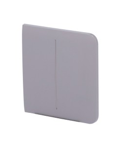 PANEL TÁCTIL PARA INTERRUPTOR DE LUZ DOBLE - COMPATIBLE CON AJ-LIGHTCORE-2G - RETROILUMINACIÓN LED - PANEL TÁCTIL LATERAL SIN CO